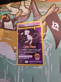 Catch Mew Mewtwo Black Star Promo Sealed Pokemon 1999 - Image 2