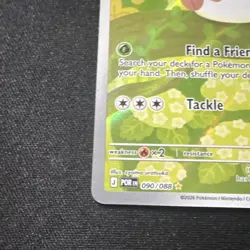 Pokemon Rowlet 090/088 Reverse Holo 80 HP Portuguese 2026 - Image 5