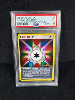 Pokemon Scramble Energy Reverse Holo STAMPED 2006 EX Dragon Frontiers #89 PSA 7 - Image 2
