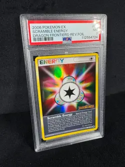 Pokemon Scramble Energy Reverse Holo STAMPED 2006 EX Dragon Frontiers #89 PSA 7 - Image 4