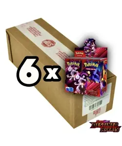 2025 Pokemon TCG SV10 Scarlet & Violet Destined Rivals Booster 6 Box Case Sealed - Image 1