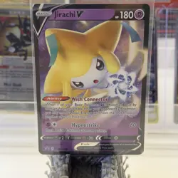 Jirachi V - 299 SWSH299 Holo P Sword & Shield Promo Pokemon Holo Full Art NM/M - Image 1