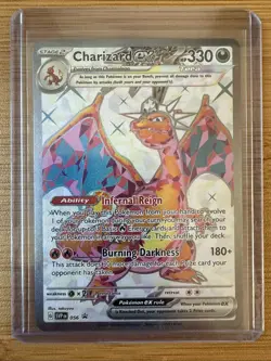 Charizard Ex 🔥 Pokemon SVP En 056 - Tera Full Art Holo Black Star Promo - NM! - Image 1