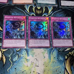 Playset of Exosister Returnia POTE-EN076 - Super Rare -1st Edition - NM/M yugioh - Image 1
