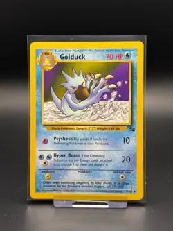Golduck 35/62 Fossil LP Pokemon Card TCG Vintage WOTC - Image 1
