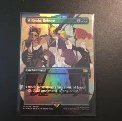 A Realm Reborn (Borderless) #344 (Foil) (NM) Final Fantasy FIN Magic MTG - Image 1