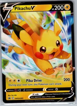 Pikachu V SWSH285 SWSH: Sword & Shield Promo Cards - Pokemon Card - NM - Image 1