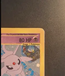 Pokemon Card-Espeon-Aquapolis-Holo-H9/H32-ENG-PL - Image 4