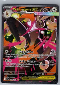 Mega Lopunny ex 128/094 SIR ME02: Phantasmal Flames - Pokemon Card - NM - Image 1