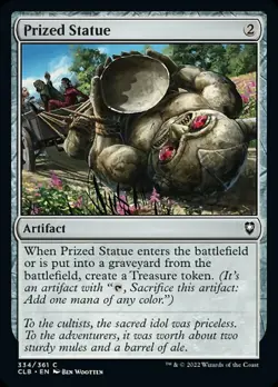 MTG PRIZED STATUE FOIL EXC - STATUA PREZIOSA 334 - CLB JP - MAGIC - Image 1