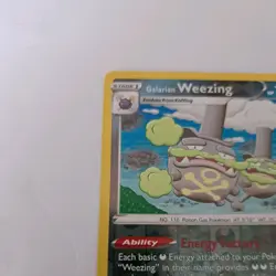 Pokemon 096/198 Galarian Weezing Rare Reverse Holo Chilling Reign - Image 2