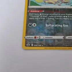 Pokemon 096/198 Galarian Weezing Rare Reverse Holo Chilling Reign - Image 4