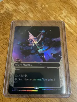 x1 High Market (0018) - Foil - Borderless R MTG Edge of Eternities: Stellar Sigh - Image 1