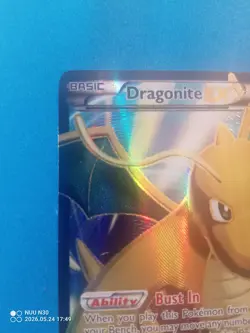 Dragonite EX 108/111 XY Furious Fists Ultra Rare Full Art Holo - Image 3