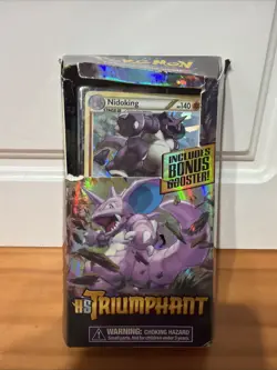 (403040) Pokemon HeartGold & SoulSilver Triumphant - Factory Sealed Damage Box - Image 1