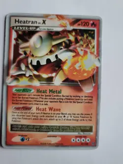Pokemon 2008 TCG Diamond and Pearl Stormfront Heatran LV.X 97/100 Ultra Rare LP - Image 1