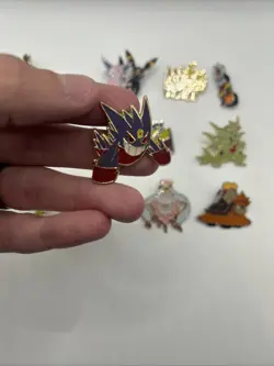 15x Different Official Pokemon Enamel Collector Pin Lot Mega Gengar Pikachu + - Image 2