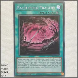 Battlefield Tragedy - BLMR-EN018 - Secret Rare 1st Edition Yugioh - Image 1