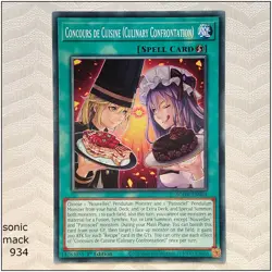 Concours de Cuisine (Culinary Confrontation) - AGOV-EN064 - Common 1st Ed Yugioh - Image 1