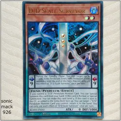 D/D Scale Surveyor - BLMM-EN042 - Ultra Rare 1st Edition Yugioh - Image 1