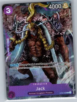 Jack Premium Card Collection BANDAI CARD GAMES Fest. 23-24 ST04-008 English - NM - Image 1