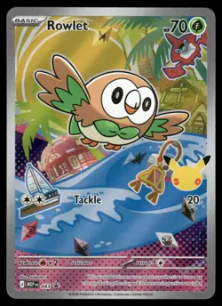 Pokemon Cards Rowlet 043 Mega Evolution Promo NM *2 - Image 1