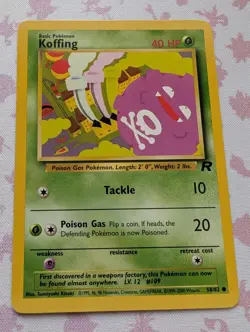 KOFFING - 58/82 - Team Rocket - Pokemon Card - Image 1