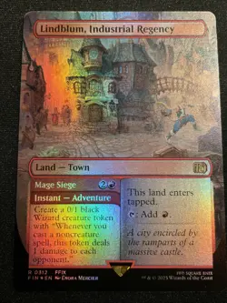 Lindblum, Industrial Regency (Borderless) Final Fantasy Foil - Image 1