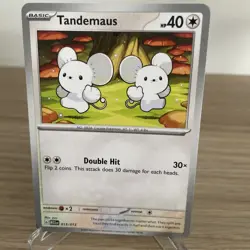 013/015 Tandemaus Match Battle McDonald's 2023 Pokemon TCG Card M23 - Image 1