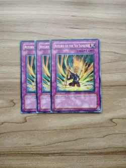 Yu-Gi-Oh! - Return Of The Six Samurai 3x - Full Playset Of Cards - Image 1