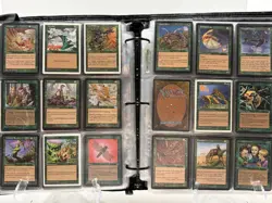 Massive Vintage Magic The Gathering 700+ Card Lot 1994-2000 42 Binder Pages MTG - Image 4