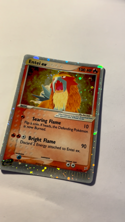 Pokemon Entei ex 91/95 Holo Rare EX Team Magma vs. Team Aqua 100 HP Pokemon Card - Image 2