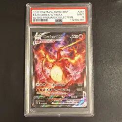 PSA 9 MINT Charizard VMAX SWSH261 FULL ART HOLO 261 SWSH PROMO Pokemon Card - Image 1