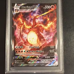 PSA 9 MINT Charizard VMAX SWSH261 FULL ART HOLO 261 SWSH PROMO Pokemon Card - Image 2