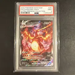 PSA 9 MINT Charizard VMAX SWSH261 FULL ART HOLO 261 SWSH PROMO Pokemon Card - Image 4