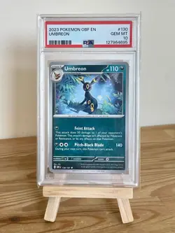 PSA 10 Umbreon 130/197 Obsidian Flames Pokemon Card GEM MT - Image 1
