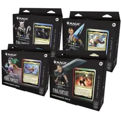 Final Fantasy Commander Deck Set Of 4 Sealed Case - Magic The Gathering - Image 1