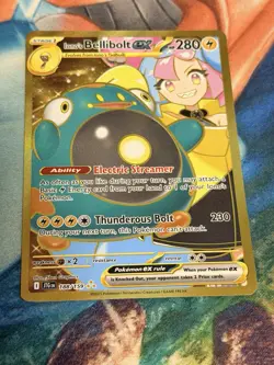Iono's Bellibolt ex 188/159 Hyper Rare Journey Together Pokemon Card - Image 1