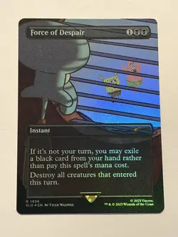 Force of Despair (Rainbow Foil) Secret Lair Drop Foil SpongeBob SLD 1936 - Image 1