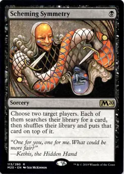 Scheming Symmetry M20 #113 Rare Core Set 2020 Magic: The Gathering Near Mint - Image 1
