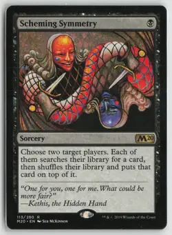 Scheming Symmetry Lightly Played 113 Core Set 2020 Magic: The Gathering - Image 1