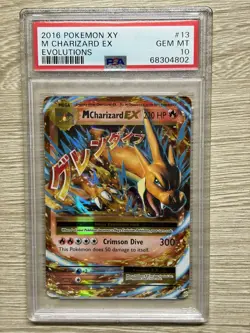 Pokemon M Charizard EX 13/108 XY Evolutions PSA 10 Gem Mint - Image 1