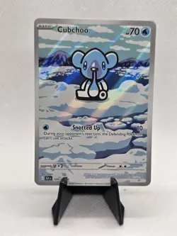 Cubchoo 109/086 Holo Illustration Rare Black Bolt Pokemon Near Mint - Image 1