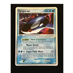 Pokemon Kyogre ex 94/101 EX Hidden Legends Ultra Rare Holo 100 HP 2004 TCG - Image 1