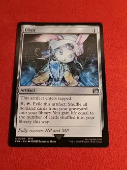 Elixir Final Fantasy Regular FIN 256 Colorless Artifact Graveyard - Image 1