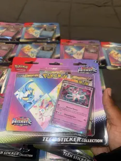 Lot of 3 Pokemon Prismatic Evolutions Tech Sticker Holo Cards promos - Image 2