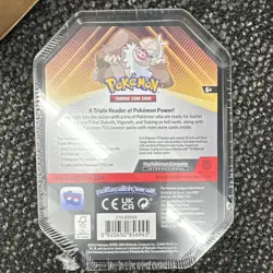 Pokemon TCG Triple Whammy Tin Set 2024 Slaking Tyranitar Lot of 4 Boxes Sealed - Image 3