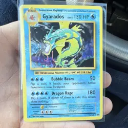 Pokemon TCG Gyarados 34/108 Evolutions Holo Rare Stage 1 HP130 English 2016 - Image 1