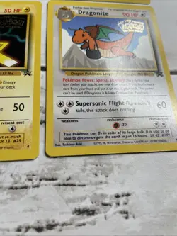POKEMON The First Movie **MP-HP** BLACK STAR PROMO 2-5 SET x4 Vintage - Image 2