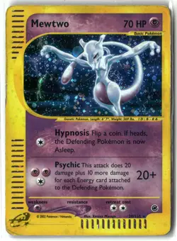 Mewtwo ⭐ 20/165 Holo Rare Expedition Base Set 2002 Pokemon MP - Image 1